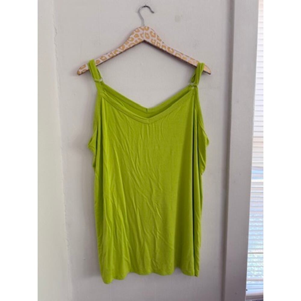 Torrid Super Soft Knit Bright Green Tank | Size 4 4X